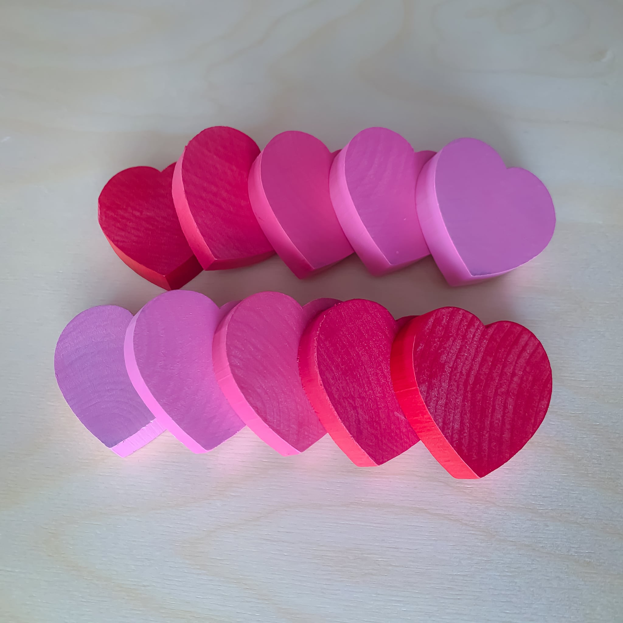 Ombre Valentines Hearts